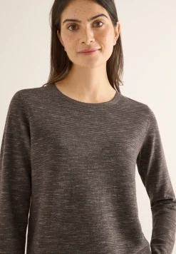 Rundhals Strukturpullover