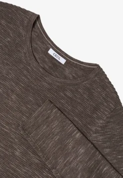 Rundhals Strukturpullover
