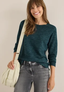Rundhals Strukturpullover