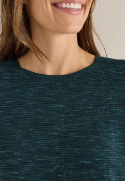 Rundhals Strukturpullover