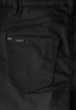 Satin Bermuda mit Zipper