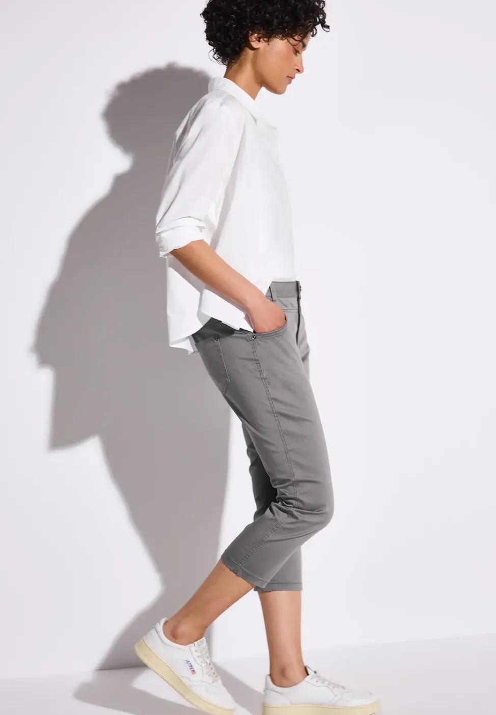 Satin 3/4-Hose