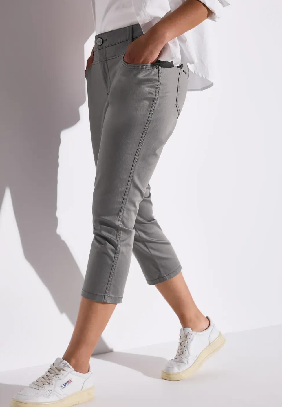 Satin 3/4-Hose