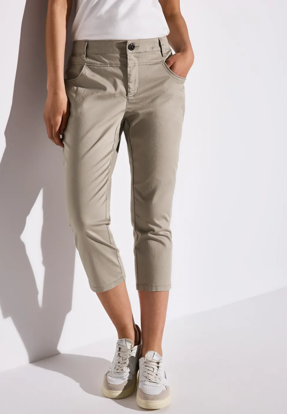 Satin 3/4-Hose