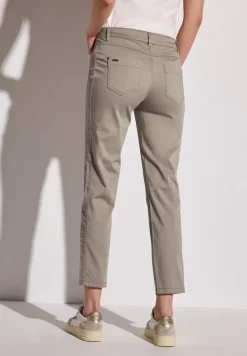 Satin-Hose im Casual Fit