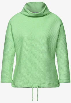 Schalkragen Strukturshirt