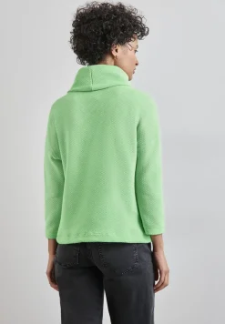 Schalkragen Strukturshirt