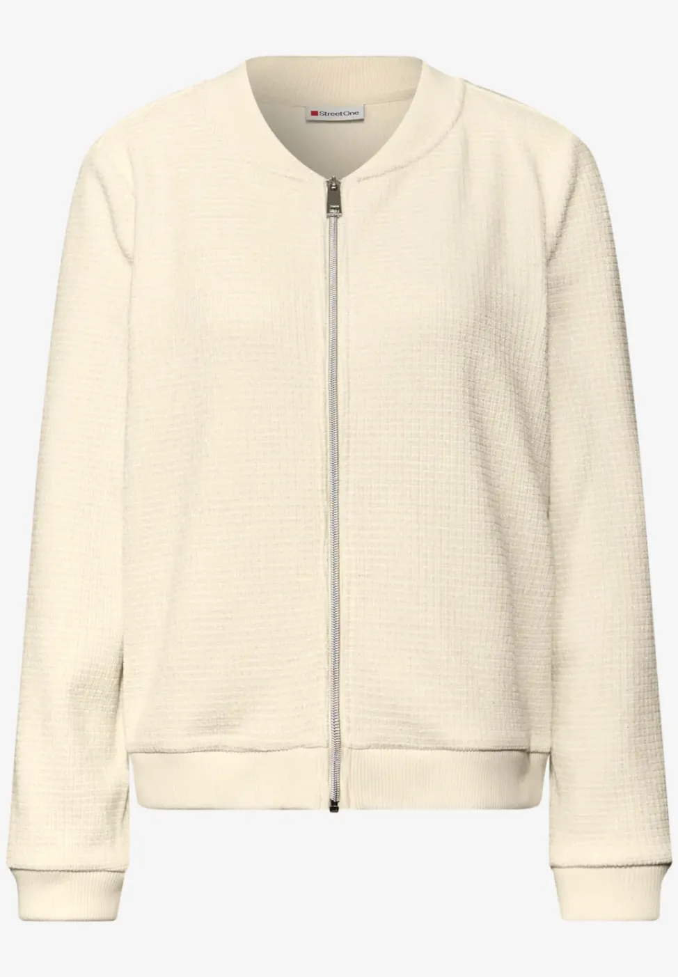 Schimmernde Strukturjacke