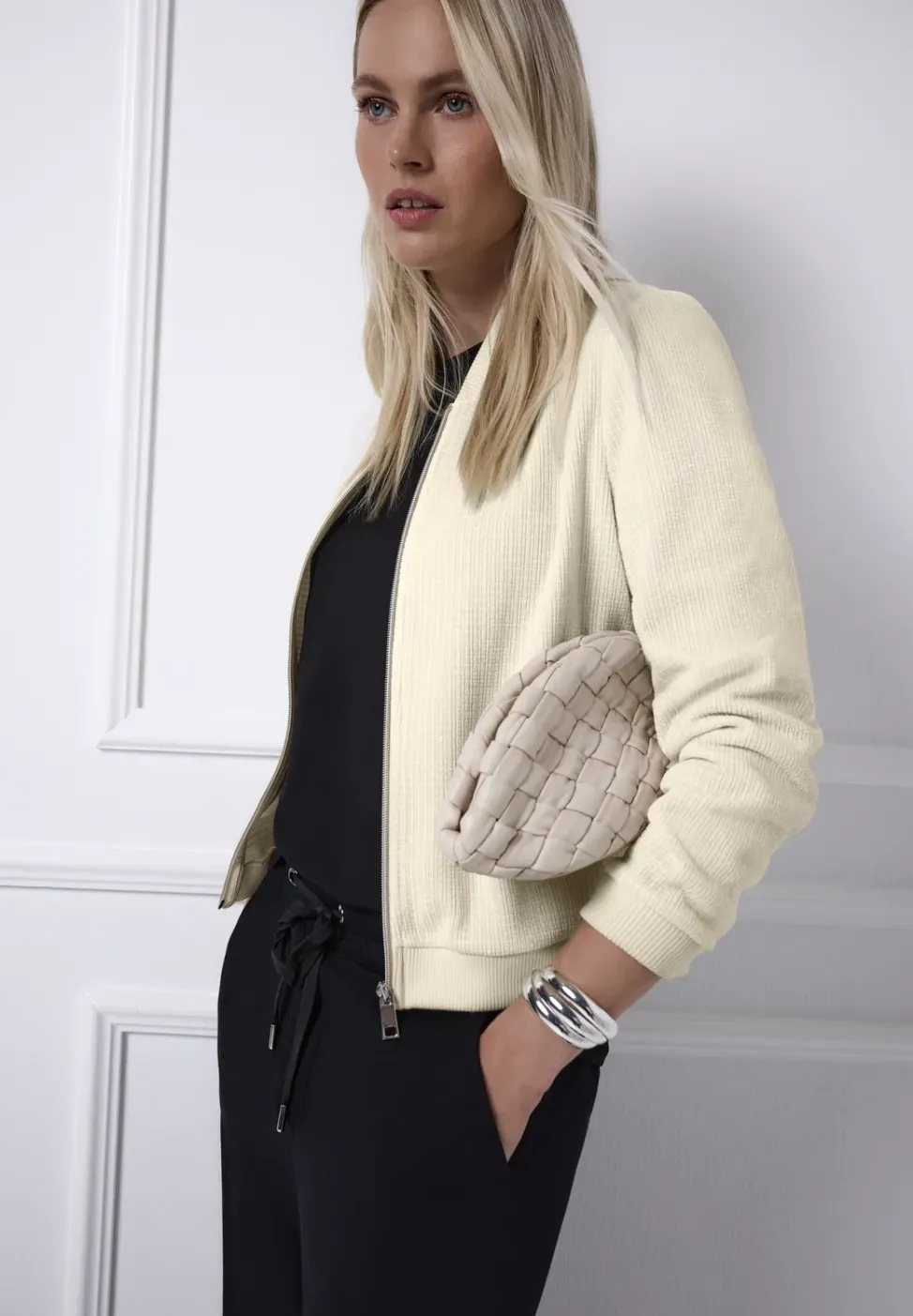 Schimmernde Strukturjacke