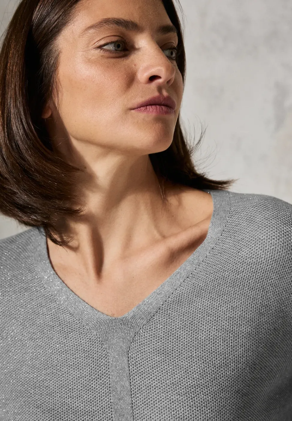 Schimmernder Pullover