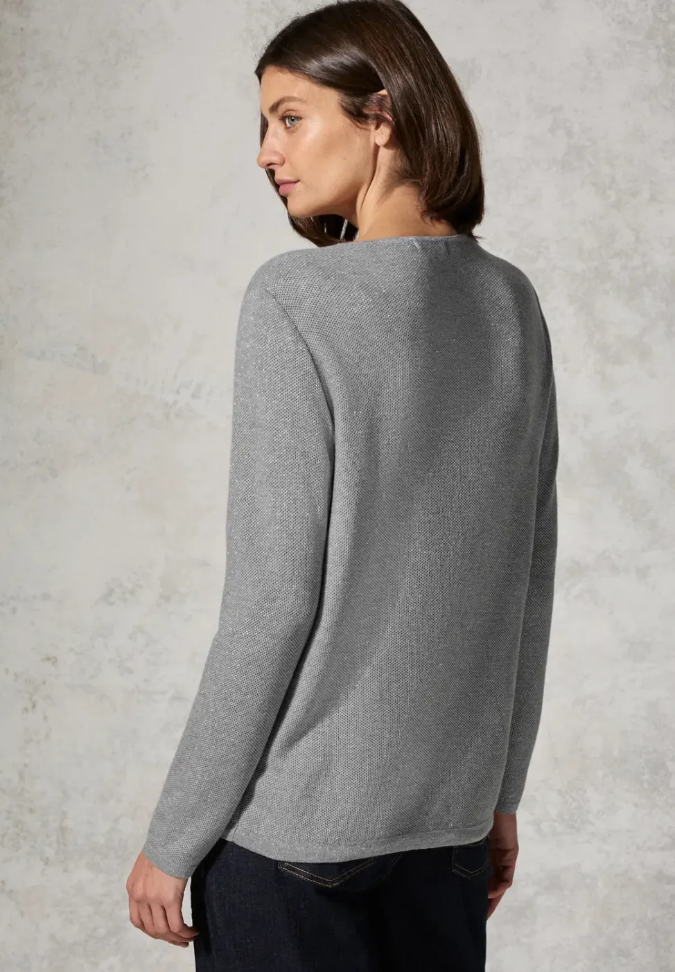 Schimmernder Pullover