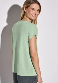 Schimmerndes V-Neck Shirt