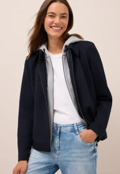 Scuba Jacke mit Sweat-Inlay