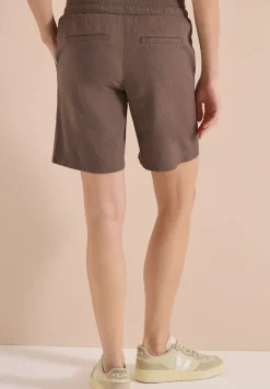Seersucker Shorts in Uni Farben