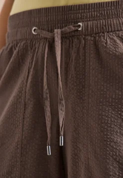 Seersucker Shorts in Uni Farben
