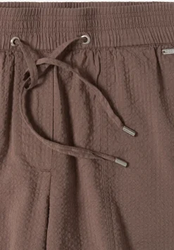 Seersucker Shorts in Uni Farben