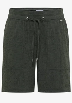 Seersucker Shorts in Uni Farben