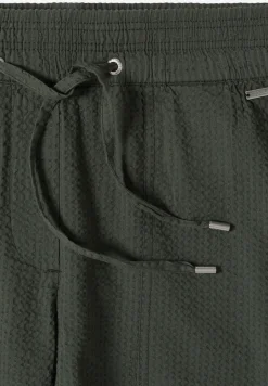Seersucker Shorts in Uni Farben
