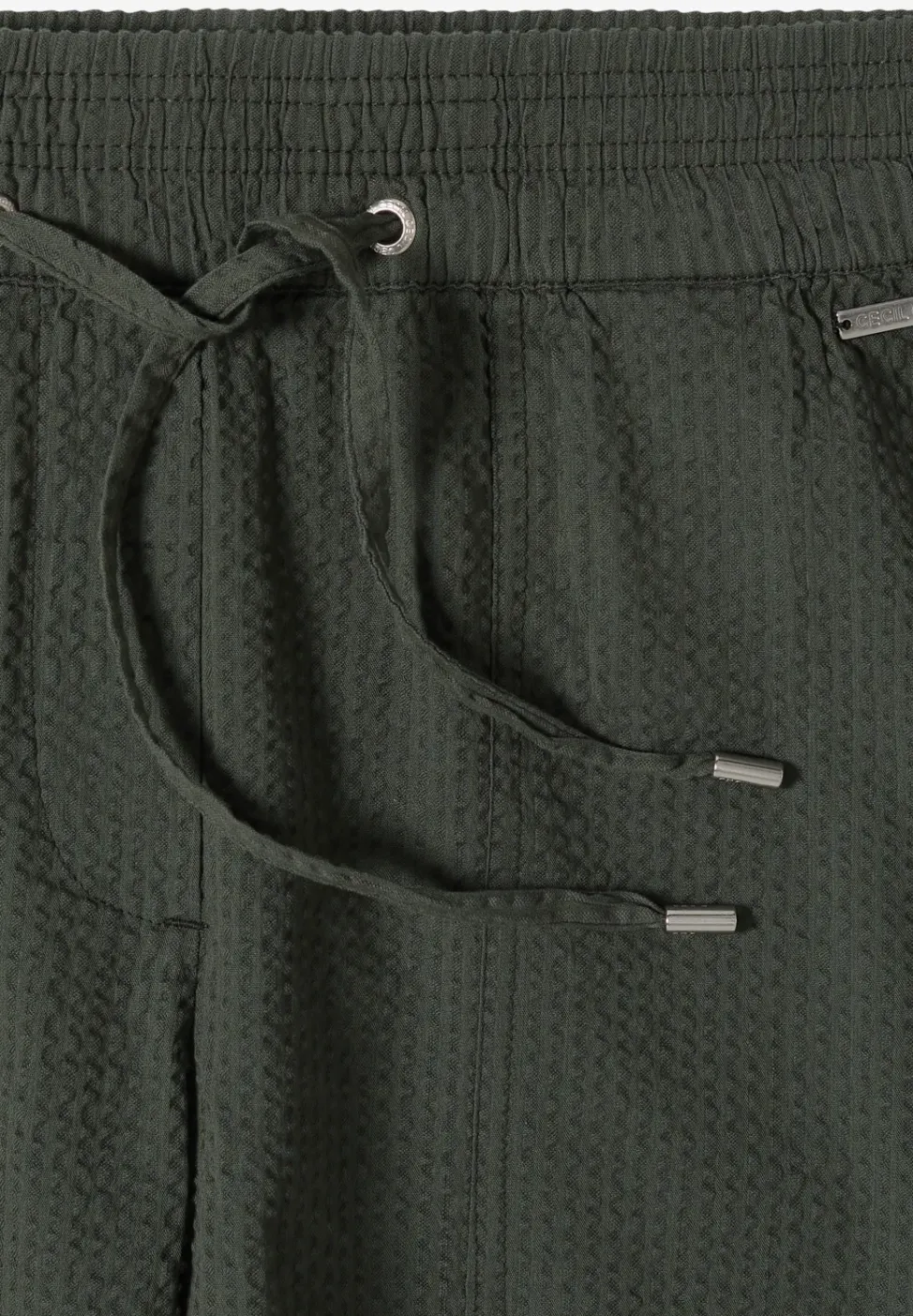 Seersucker Shorts in Uni Farben