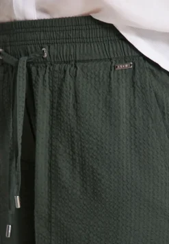 Seersucker Shorts in Uni Farben