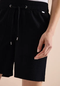 Seersucker Shorts in Uni Farben