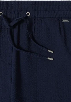Seersucker Shorts in Uni Farben
