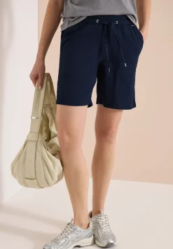 Seersucker Shorts in Uni Farben