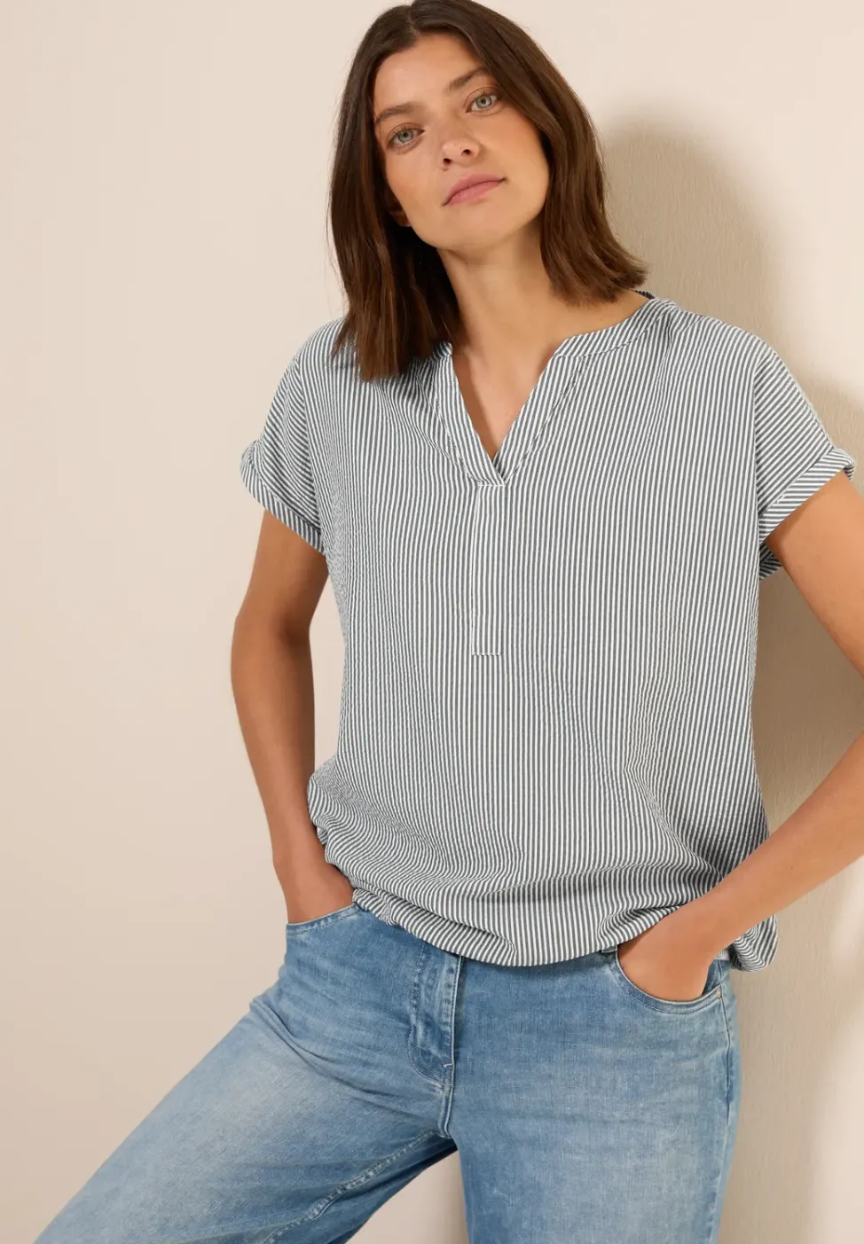 Seersucker Bluse