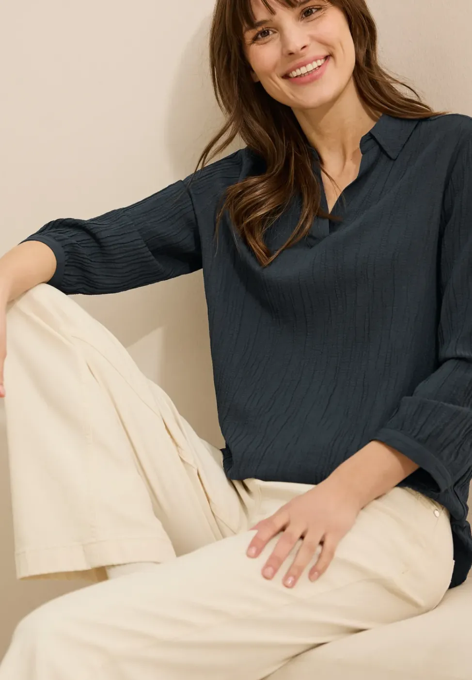 Seersucker Bluse