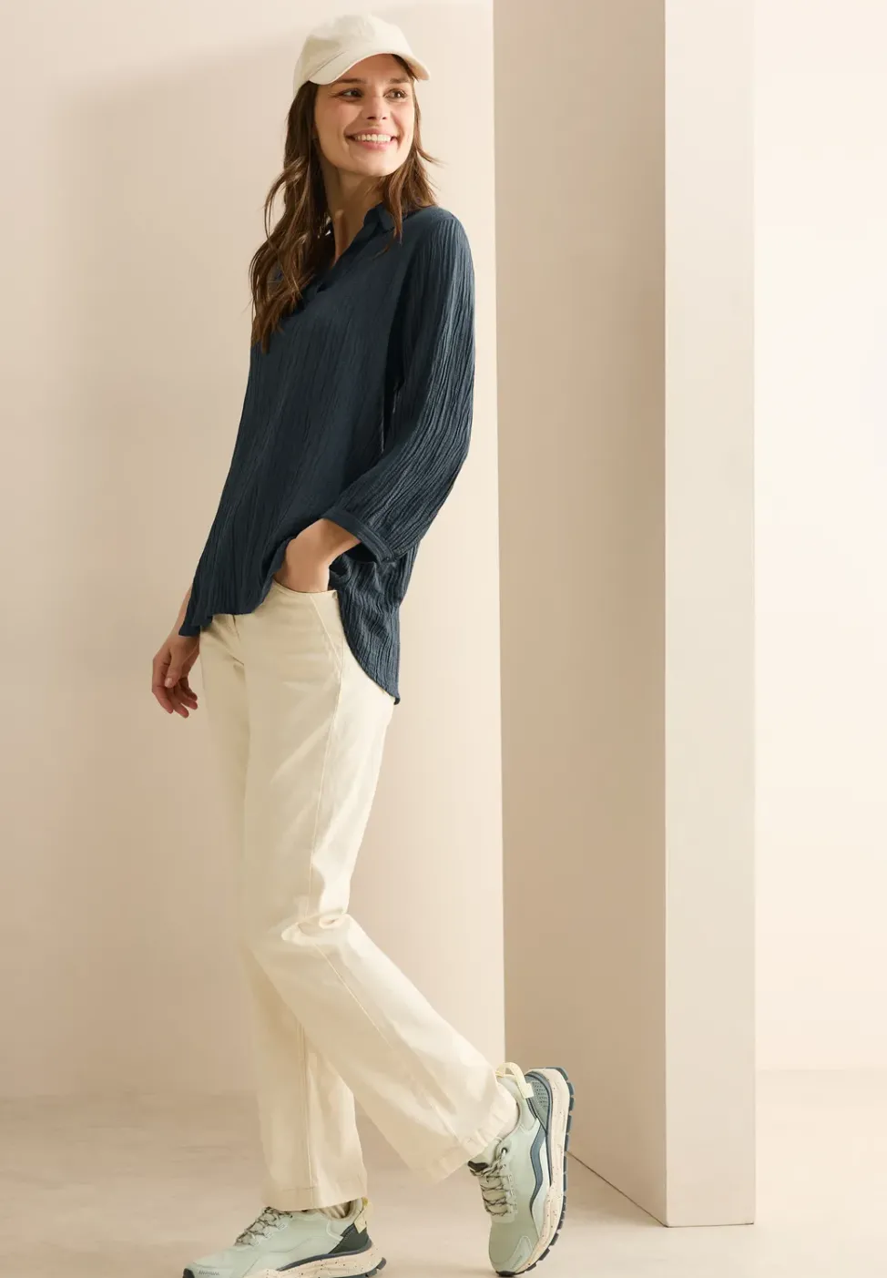 Seersucker Bluse