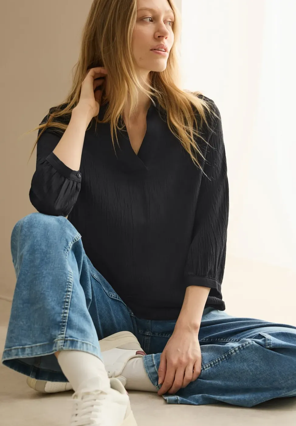 Seersucker Bluse