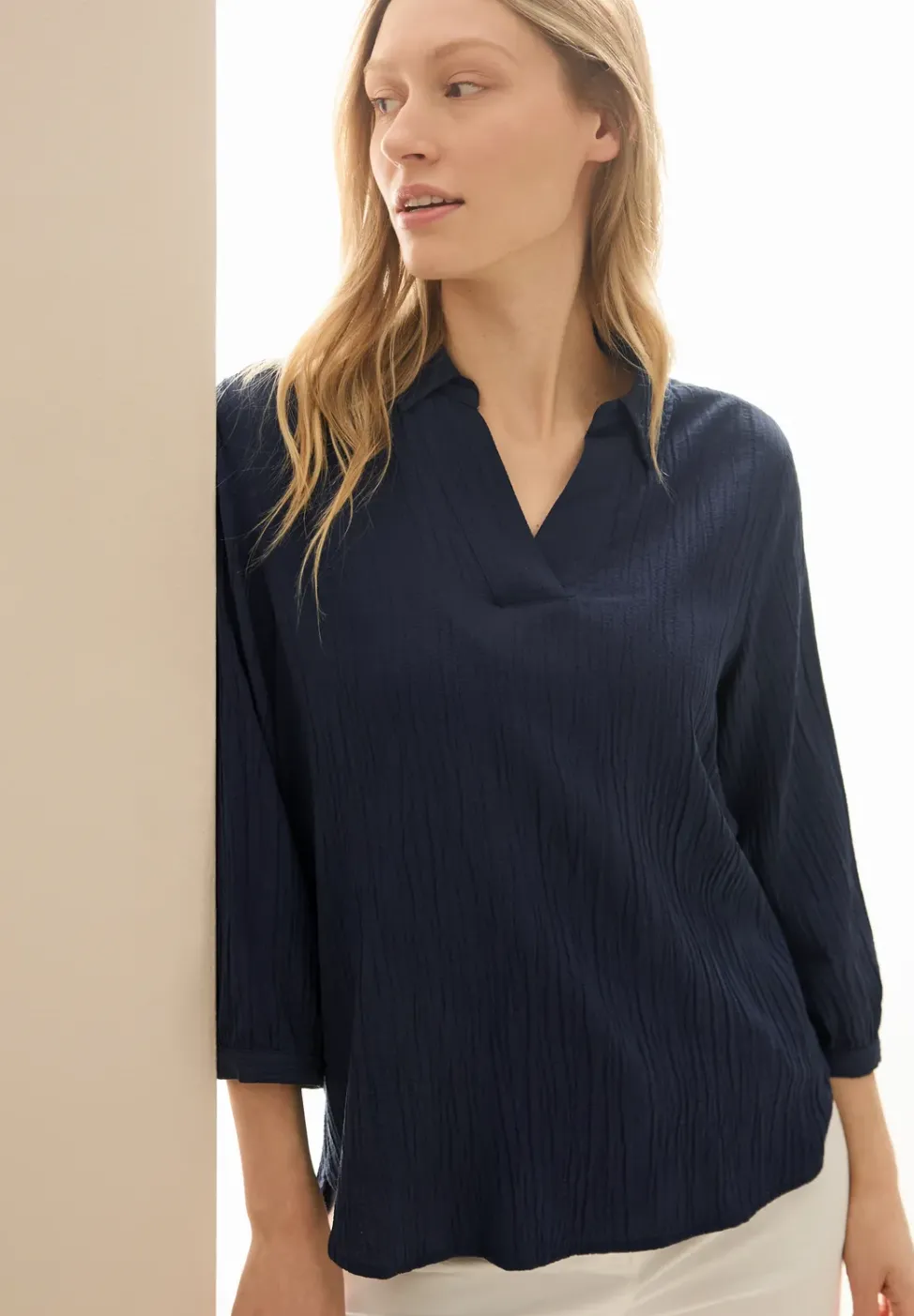 Seersucker Bluse