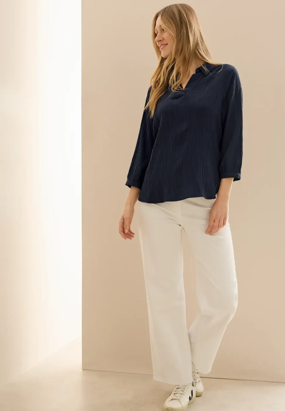 Seersucker Bluse