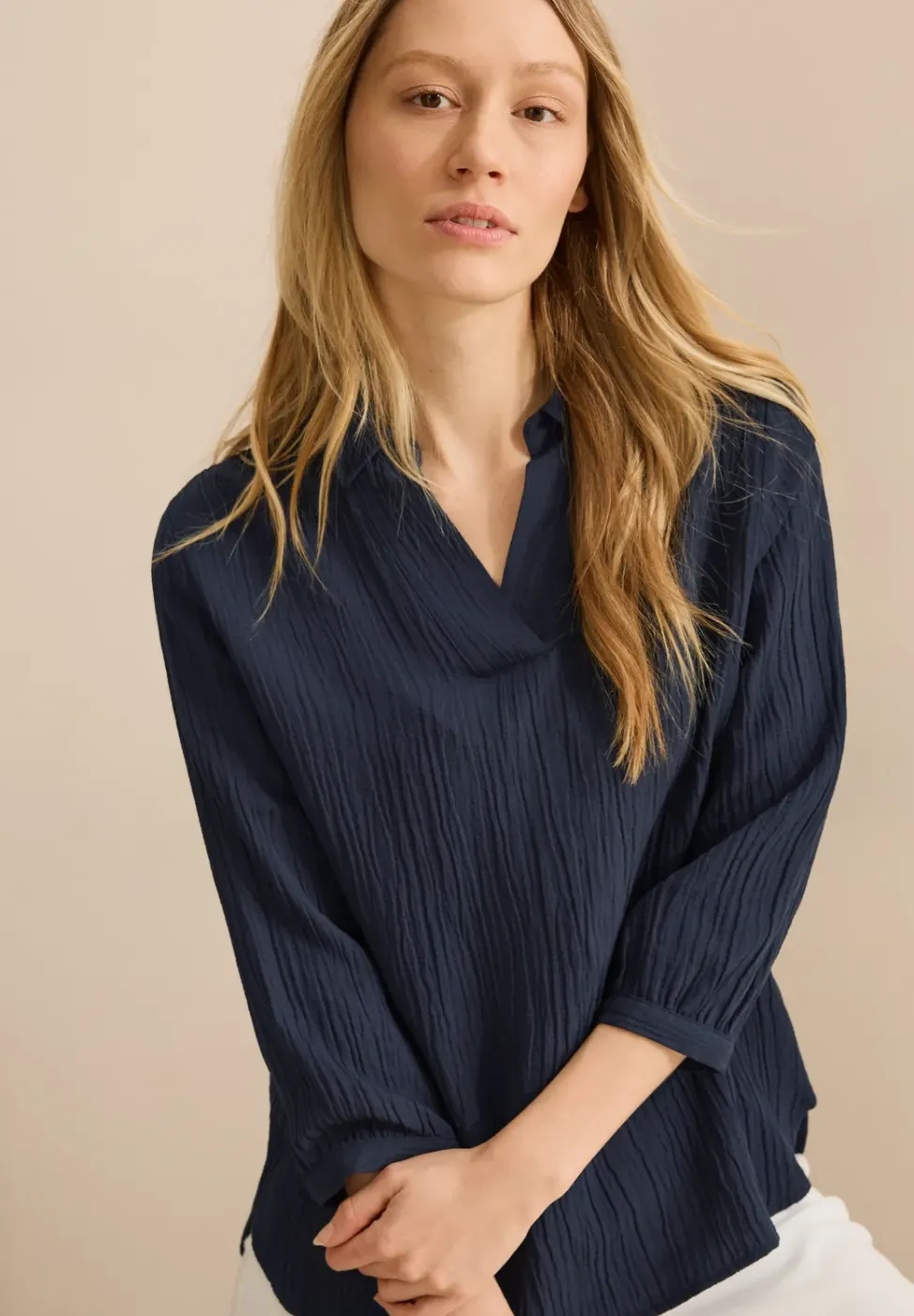 Seersucker Bluse