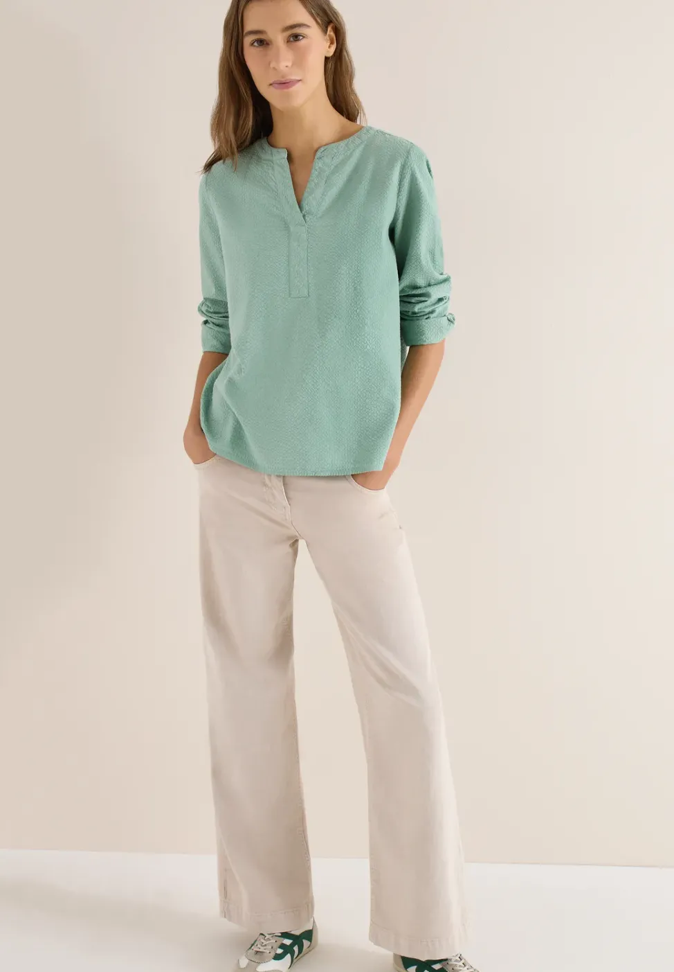 Seersucker Bluse