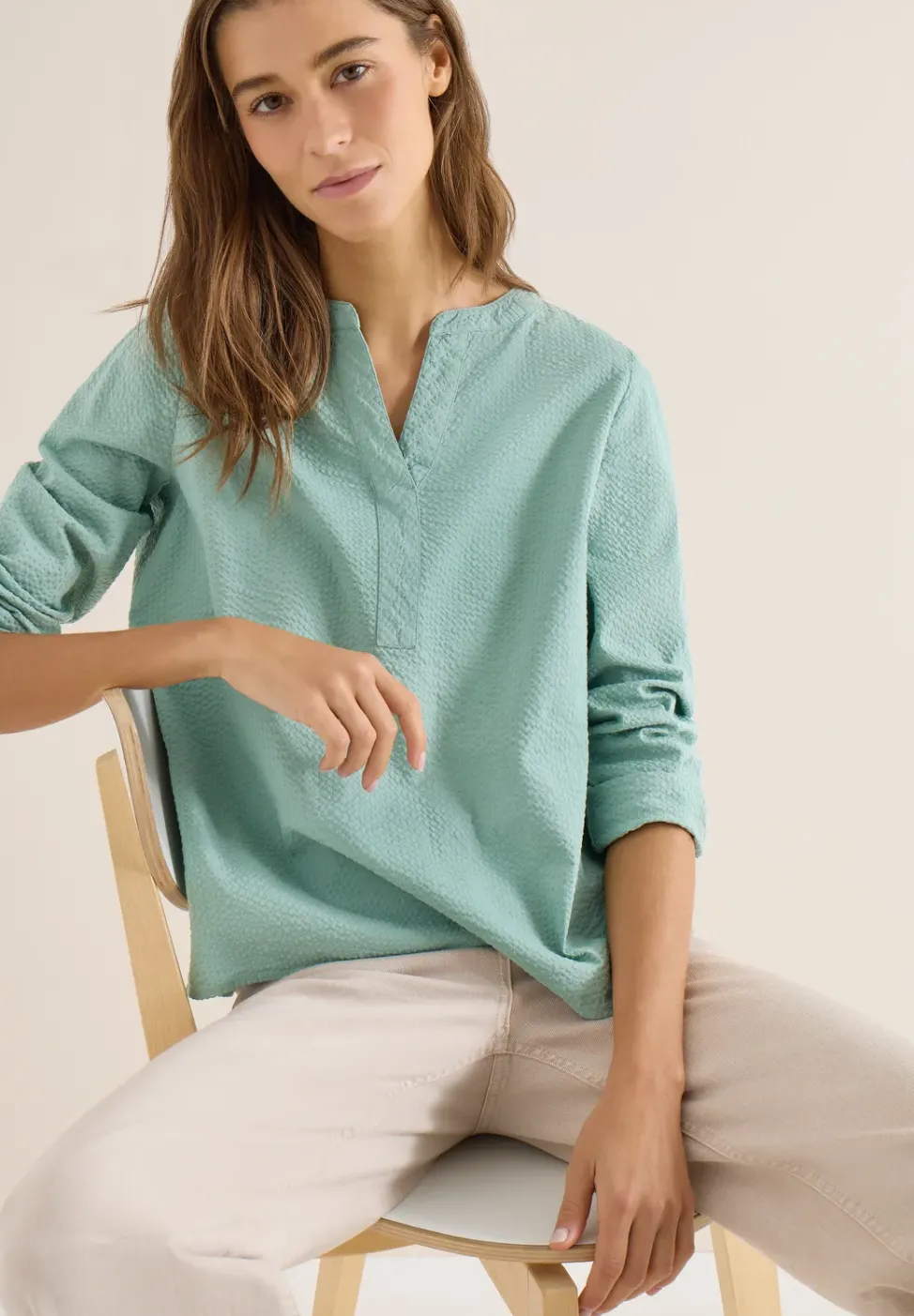 Seersucker Bluse