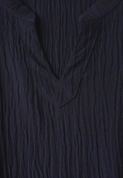 Seersucker-Kleid mit Volants
