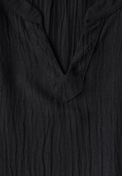 Seersucker-Kleid mit Volants