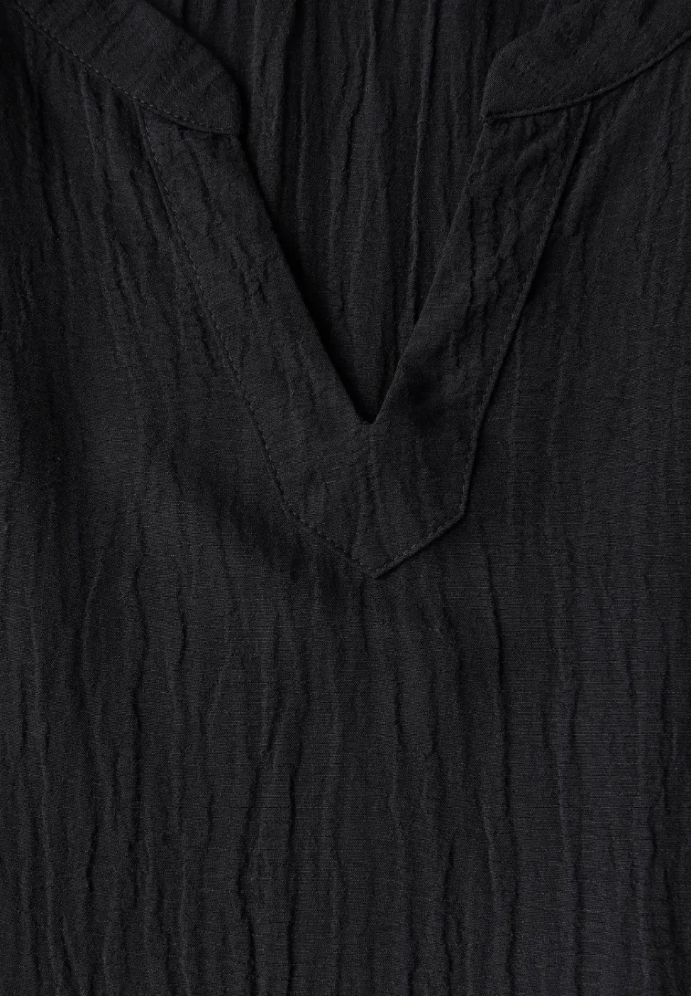 Seersucker-Kleid mit Volants