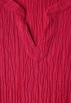 Seersucker-Kleid mit Volants