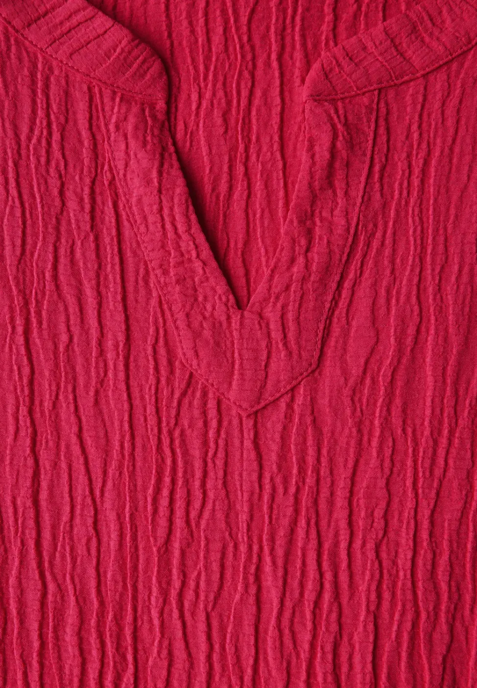 Seersucker-Kleid mit Volants
