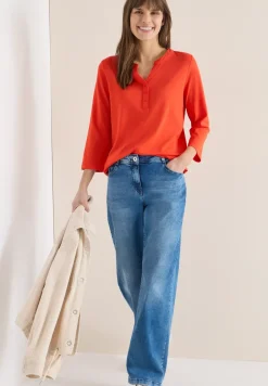 Shirt im Tunika-Look