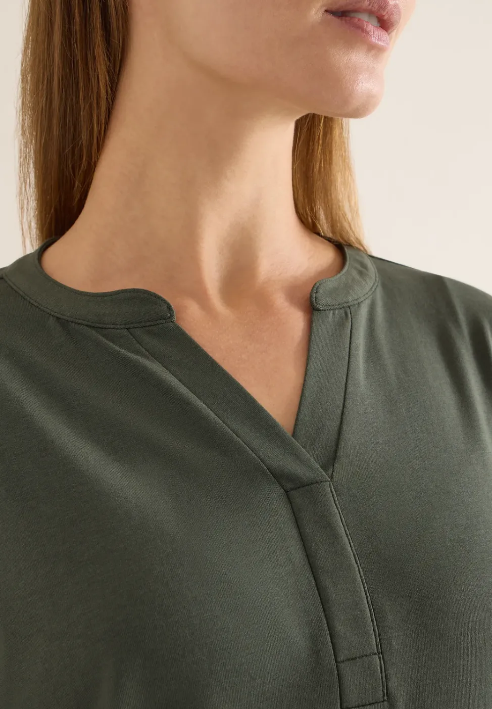 Shirt im Tunika-Look