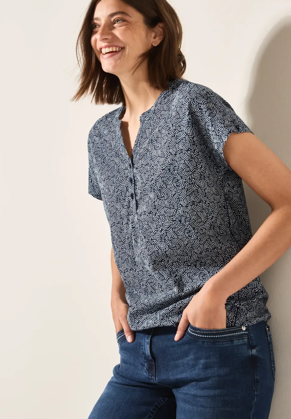 Shirt im Tunika-Look
