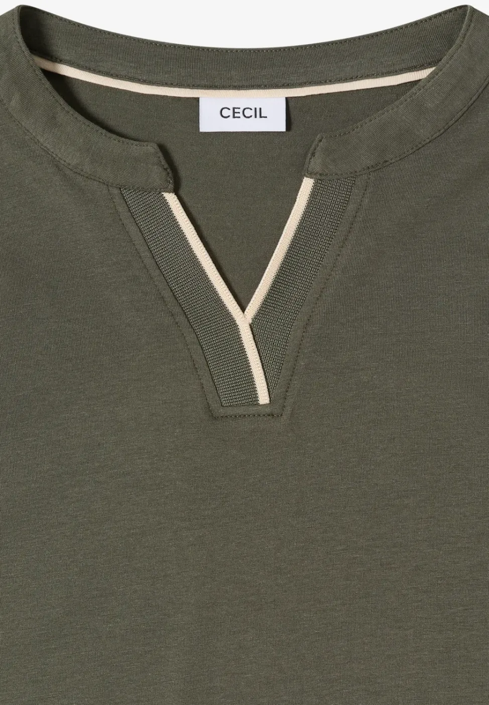 Shirt in Unifarbe
