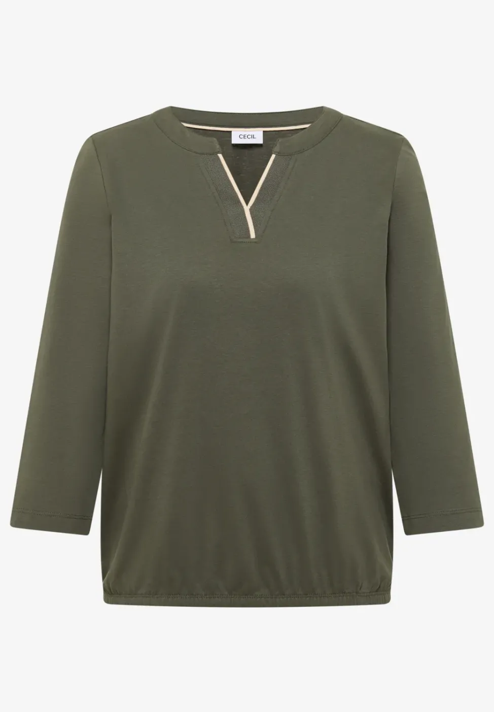 Shirt in Unifarbe