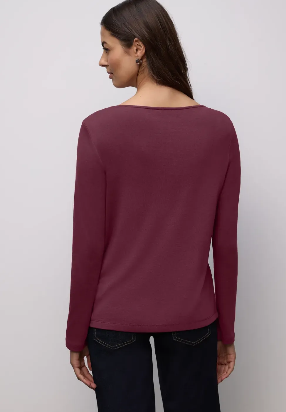 Shirt in Unifarbe