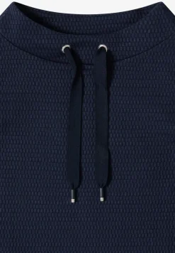 Shirt mit Funnel Neck im Two-Tone-Look