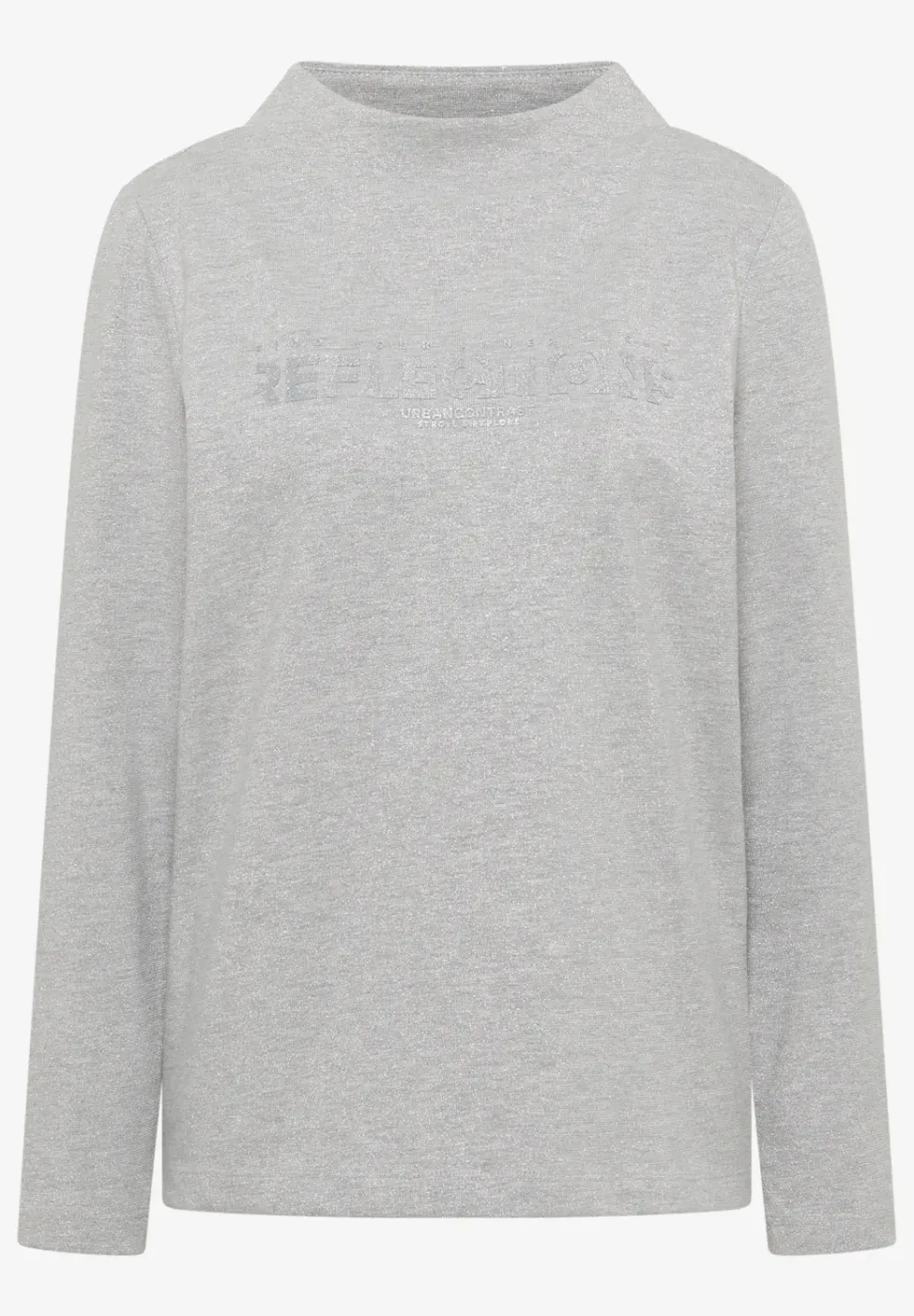 Shirt mit Glitzer-Wording
