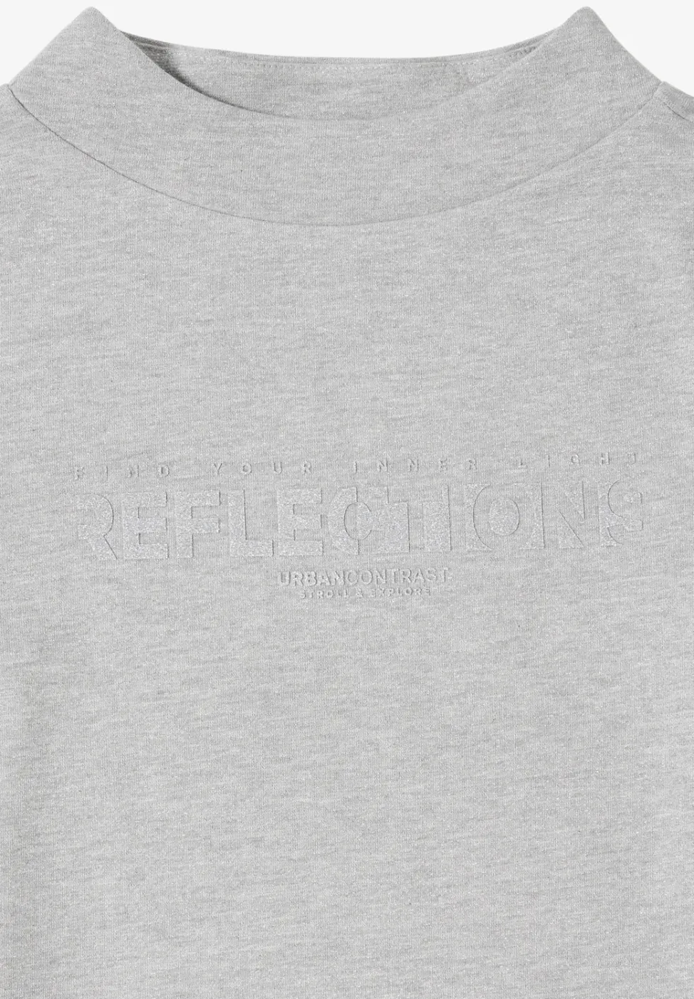 Shirt mit Glitzer-Wording